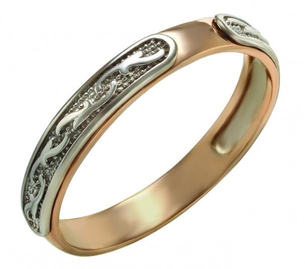 Золотое кольцо с бриллиантами. Артикул 750630 - Фото  1