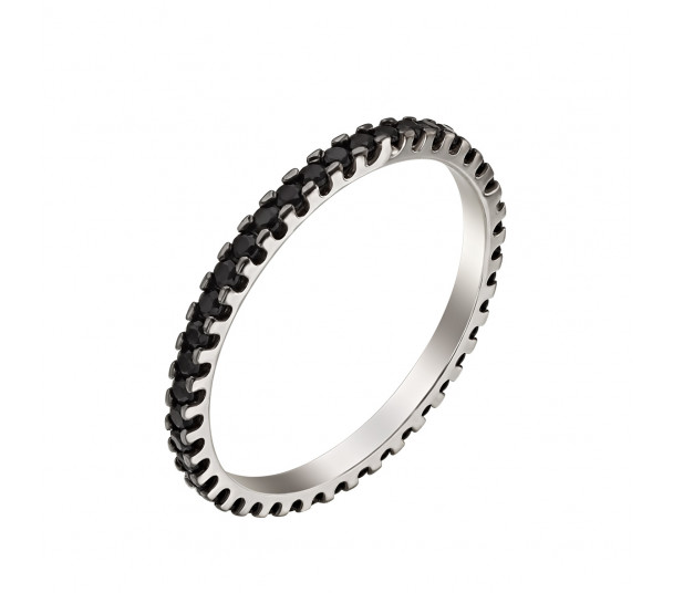 Серебряное кольцо с фианитами. Артикул 380391С  размер 14 - Фото 1