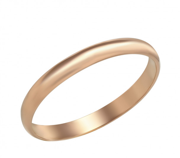 Золотое обручальное кольцо классическое. Артикул 340023  размер 18.5 - Фото 1