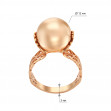 Золотое кольцо. Артикул 300357  размер 17.5 - Фото 3