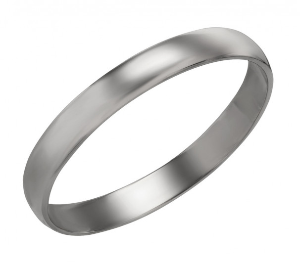 Серебряное обручальное кольцо классическое. Артикул 340003С  размер 21.5 - Фото 1