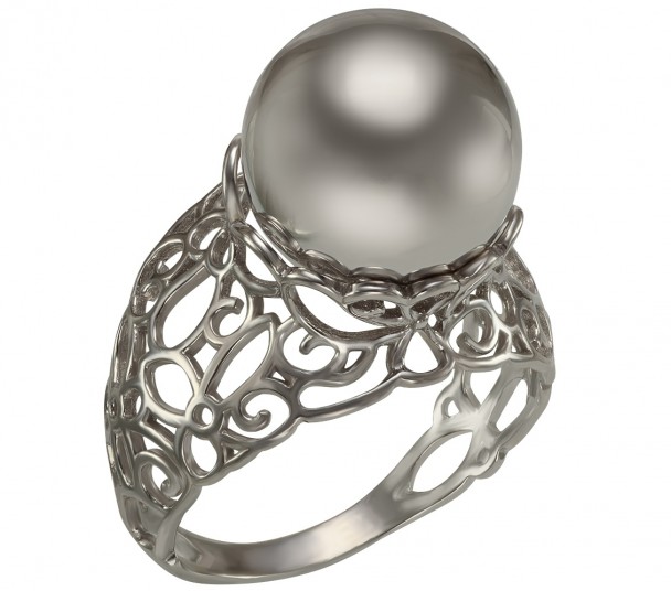 Серебряное кольцо. Артикул 391074С - Фото  1