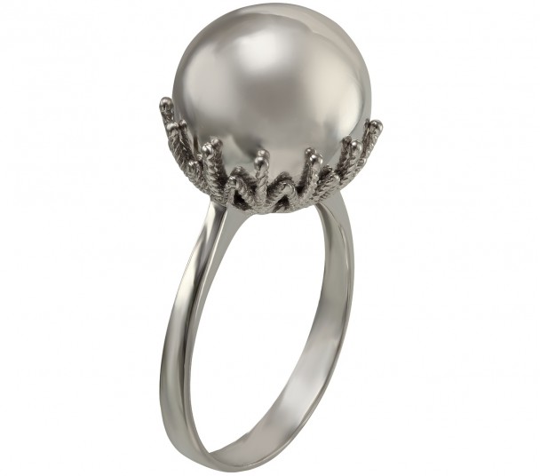 Серебряное обручальное кольцо классическое. Артикул 340003С - Фото  1
