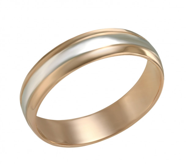 Обручальное кольцо в красном золоте. Артикул 340076 - Фото  1