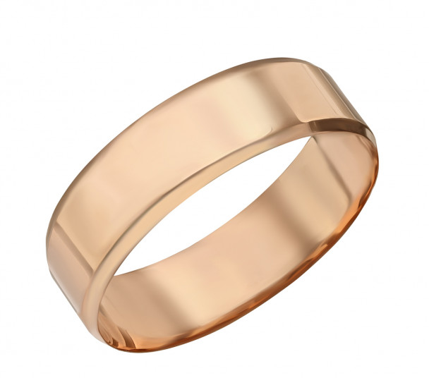 Обручальное кольцо в красном золоте. Артикул 340056  размер 20.5 - Фото 1