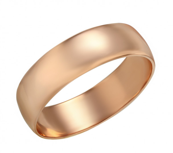 Золотое обручальное кольцо классическое. Артикул 340023 - Фото  1