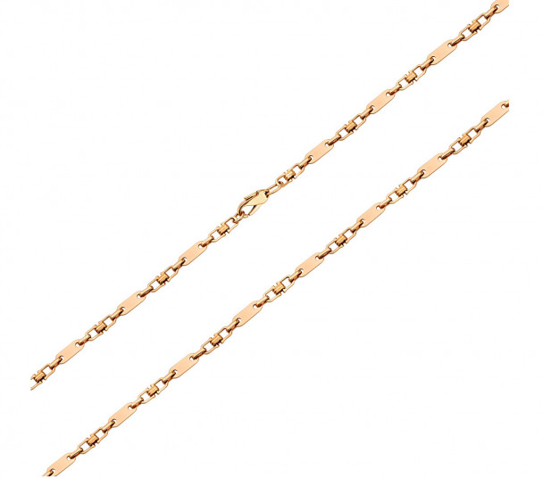 Золотая литая цепочка из коллекции "В стиле TANGO". Артикул 895011  размер 500 - Фото 1