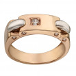 Золотое кольцо с фианитами. Артикул 330885  размер 20.5 - Фото 2