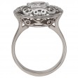 Серебряное кольцо с фианитами. Артикул 330839С  размер 18.5 - Фото 2