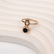 Золотое кольцо с агатом. Артикул 369654  размер 17 - Фото 2