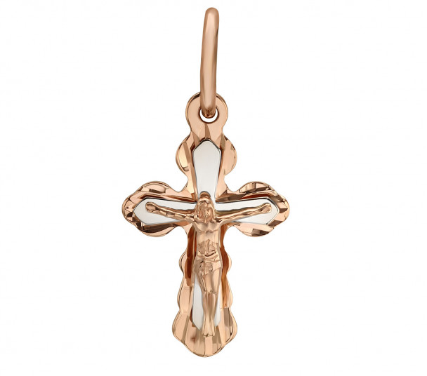 Подарочный набор для крестин (серебряная ложка, золотые цепочка, крестик и ладанка). Артикул 990103Н - Фото  1