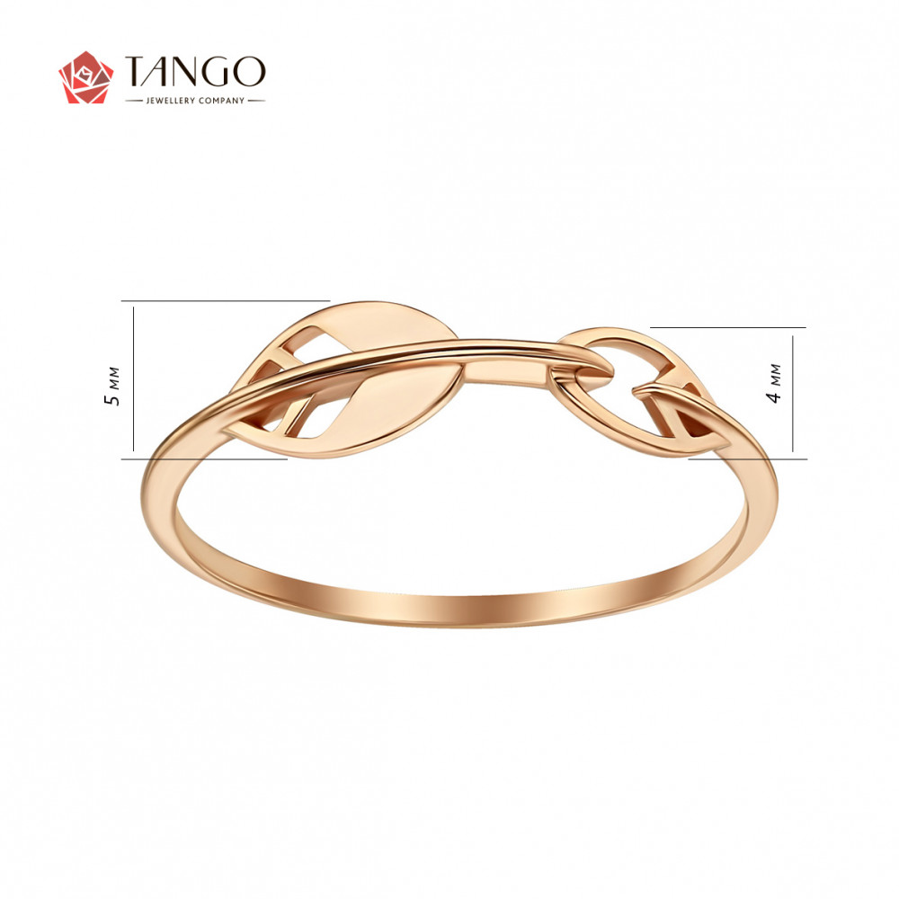 Золотое кольцо. Артикул 300435  размер 15.5 - Фото 3