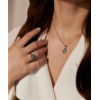Золотое кольцо с голубым топазом. Артикул 361671  размер 18.5 - Фото 2