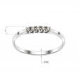 Ring in white gold with diamonds. Article 740363В  size 18 - Photo 2