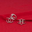 Серебряное кольцо с фианитами. Артикул 380349С  размер 17.5 - Фото 2