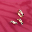 Золотое кольцо с фианитами. Артикул 350090  размер 17 - Фото 2