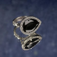 Серебряное кольцо с фианитами. Артикул  330846С  размер 18.5 - Фото 3