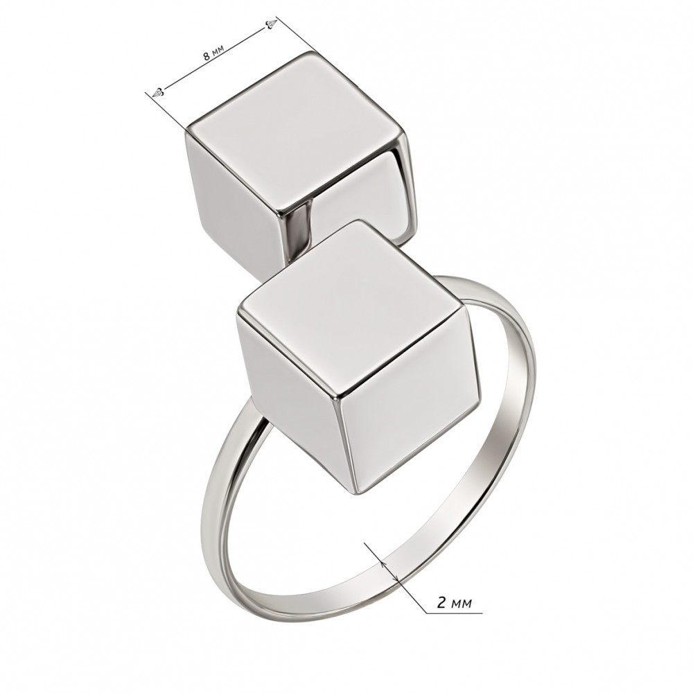 Серебряное кольцо. Артикул 391104С  размер 16.5 - Фото 2
