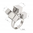 Серебряное кольцо. Артикул 391112С  размер 19 - Фото 2