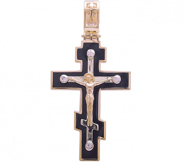 Православные мужские золотые крестики - Фото  22