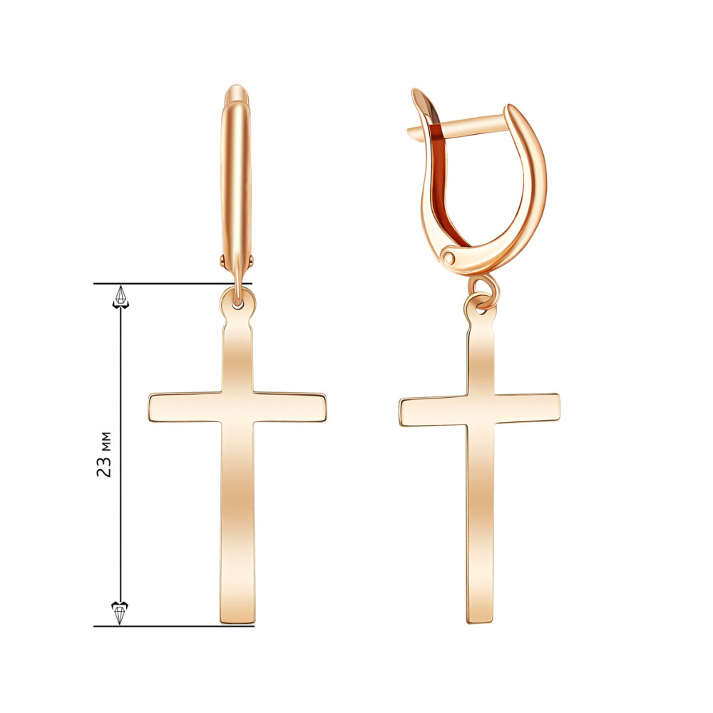 Золоті сережки. Артикул 470057  - Фото 2