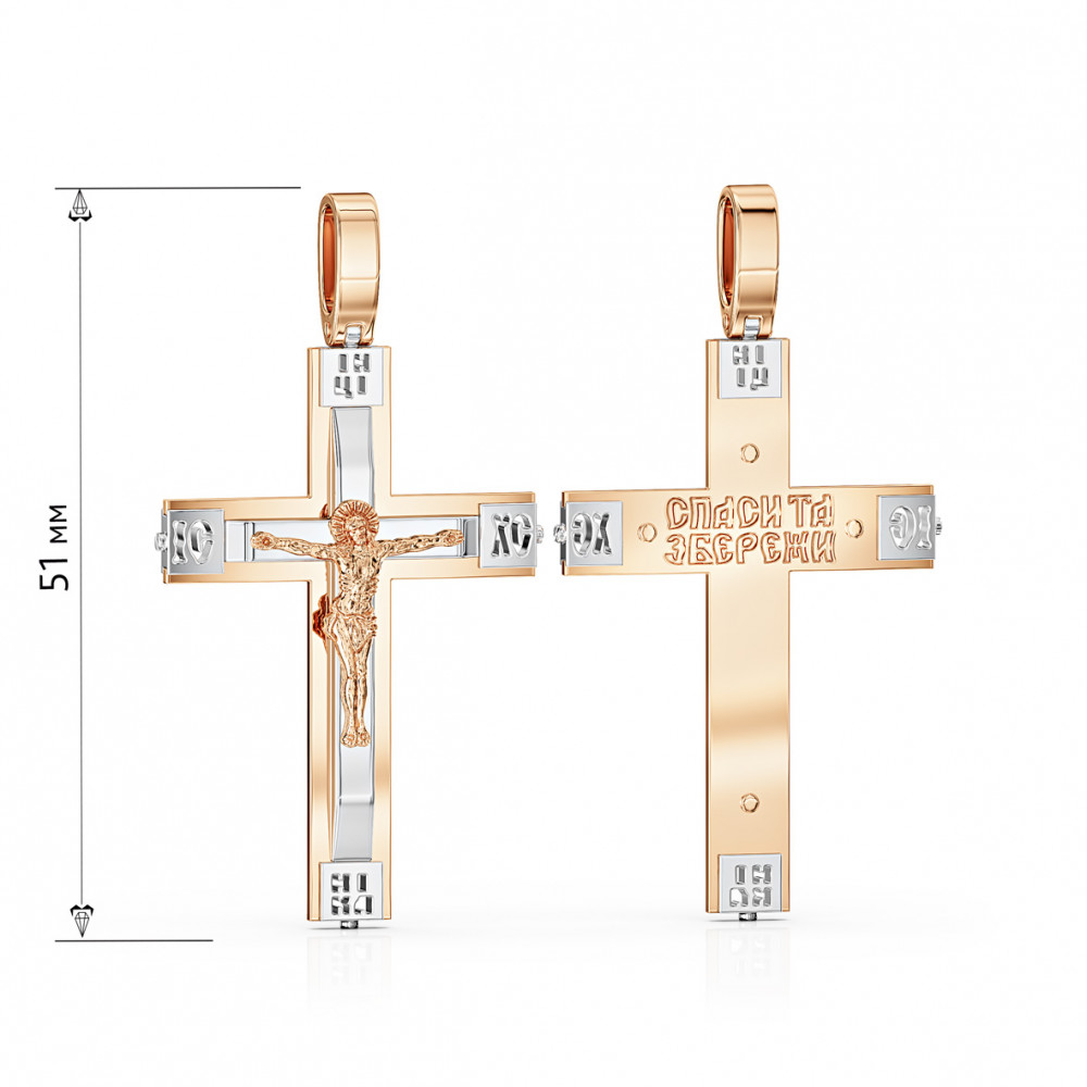 Золотой крест. Артикул 250072  - Фото 2 магазин TANGO Золотой крест. Артикул 250072  - Фото 2