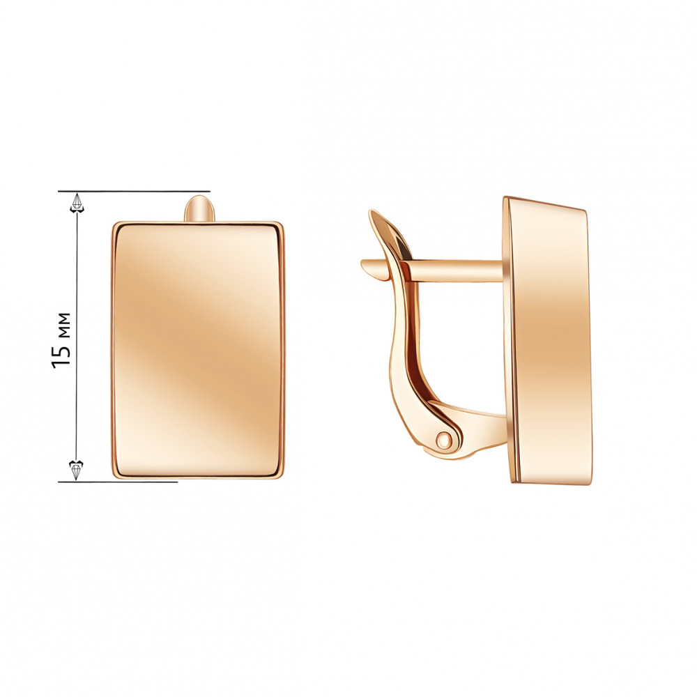 Золоті сережки. Артикул 470618  - Фото 2