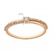 Золотое кольцо с бриллиантами. Артикул 740373  размер 19.5 - Фото 2
