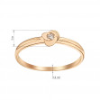 Золотое кольцо с бриллиантом. Артикул 740375  размер 18 - Фото 2