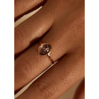 Золотое кольцо с аметистом. Артикул 363681  размер 18 - Фото 3