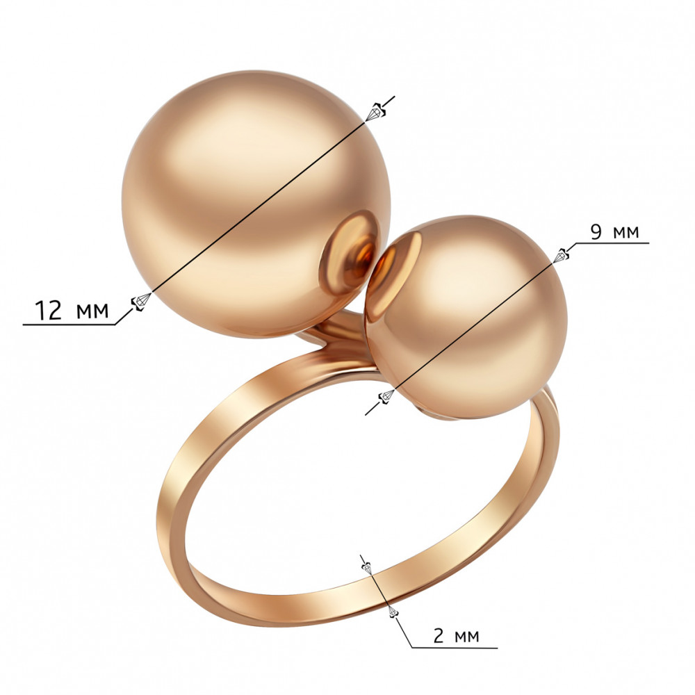 Золотое кольцо. Артикул 391078  размер 16 - Фото 4