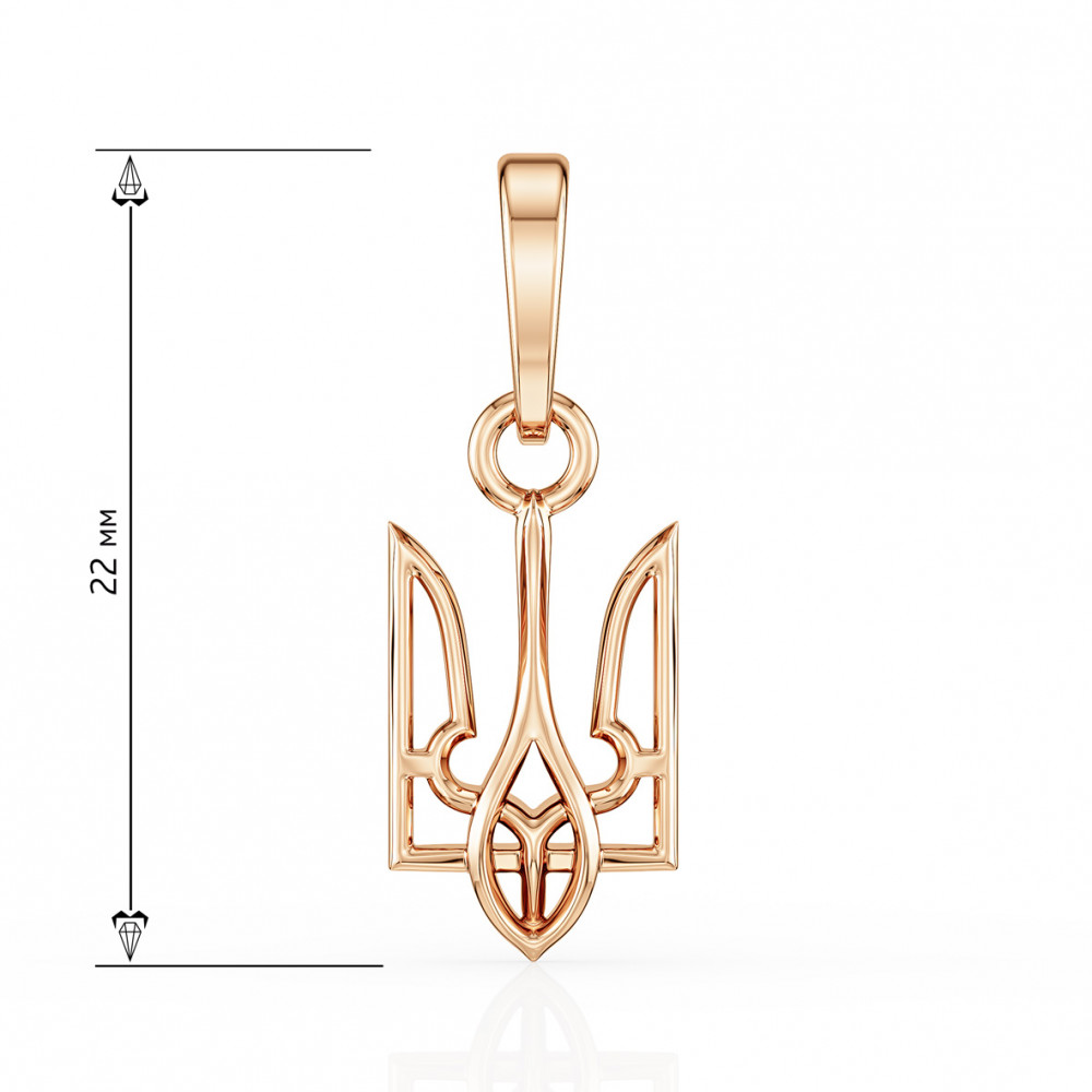 Золотая подвеска. Артикул 130229  - Фото 2