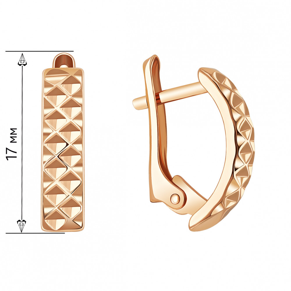 Gold earrings. Article 470368  - Photo 2