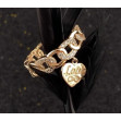 Золотое кольцо с фианитами. Артикул 380617  размер 17.5 - Фото 3