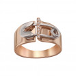 Золотое кольцо с фианитами. Артикул 350098  размер 19 - Фото 2