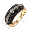 Золотое кольцо с фианитами. Артикул 350021  размер 16.5 - Фото 2