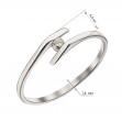 Золотое кольцо с бриллиантом. Артикул 740381В  размер 16.5 - Фото 2