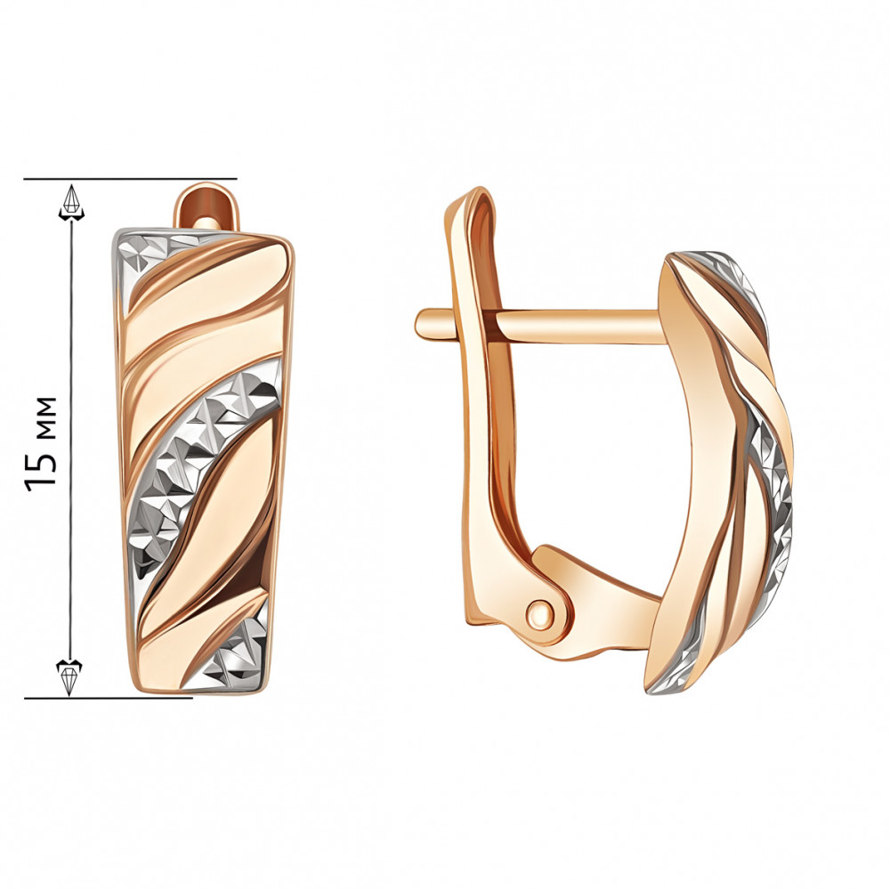 Gold earrings. Article 470466  - Photo 2