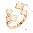 Gold ring. Article 300463  size 18 - Photo 3