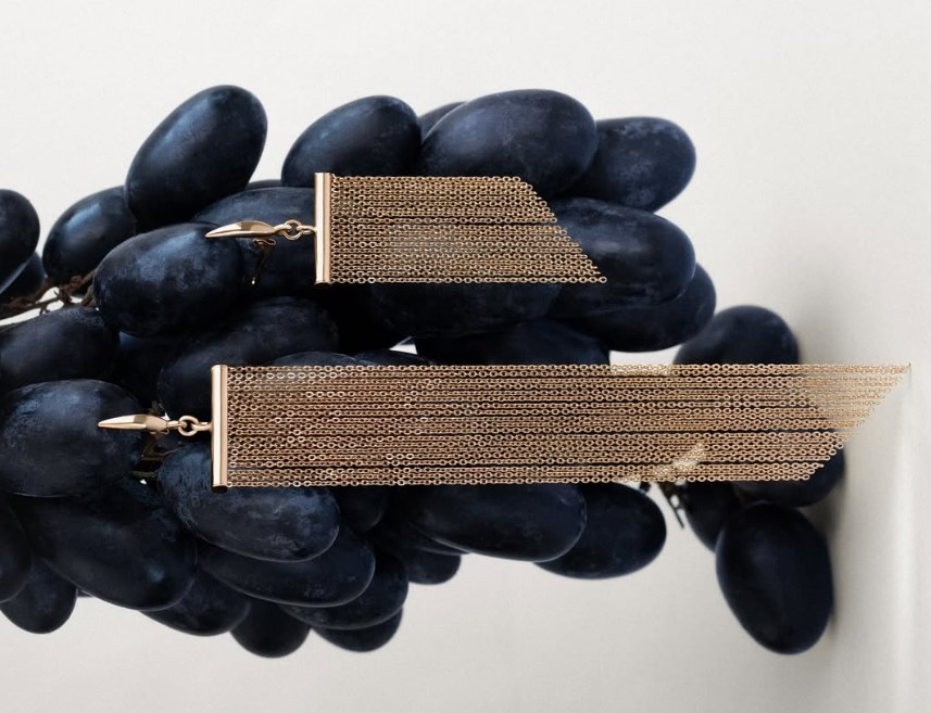 Золотые серьги-подвески. Артикул 480065  - Фото 2