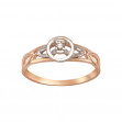 Золотое кольцо с бриллиантом. Артикул 750744  размер 18 - Фото 3