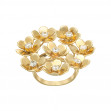 Золотое кольцо с фианитами. Артикул 330791М  размер 19.5 - Фото 2