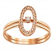 Золотое кольцо c бриллиантами. Артикул 740403  размер 18.5 - Фото 2