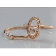 Золотое кольцо c бриллиантами. Артикул 740403  размер 16.5 - Фото 7
