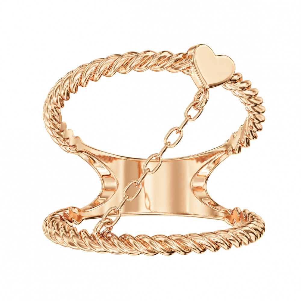 Gold ring. Article 300465  size 15.5 - Photo 2