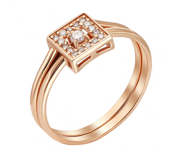 Золотые обручальные кольца с бриллиантом - Фото  24