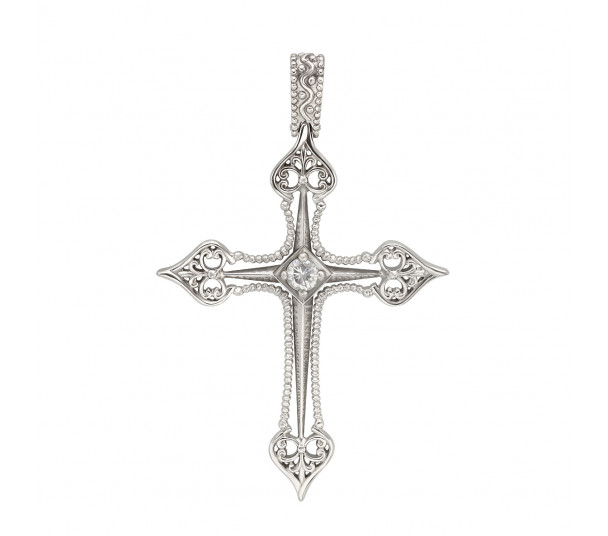 Срібний хрест. Артикул 270021С  - Фото 1