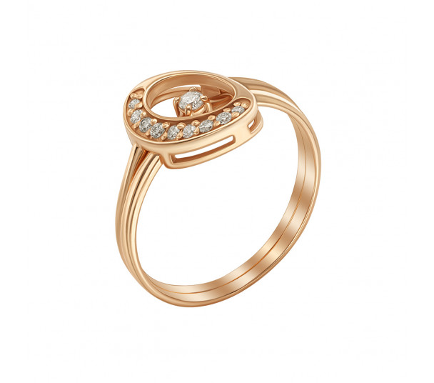 Золотые обручальные кольца с бриллиантом - Фото  26