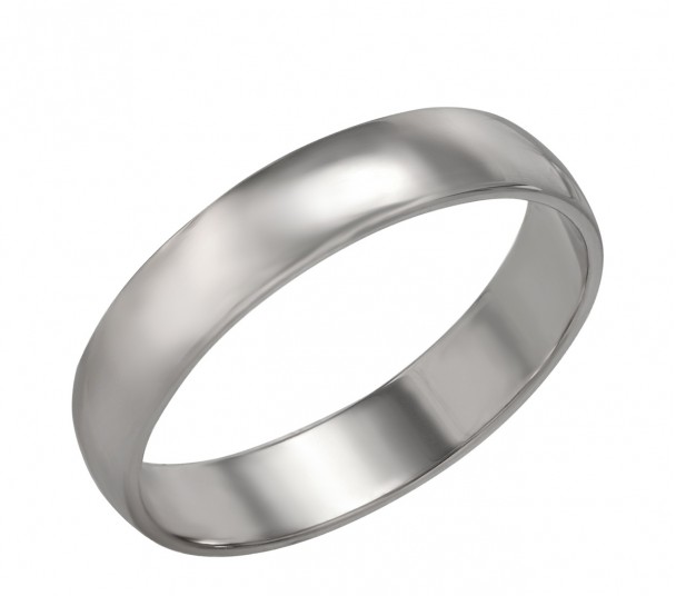 Серебряное обручальное кольцо классическое. Артикул 340004С  размер 16 - Фото 1