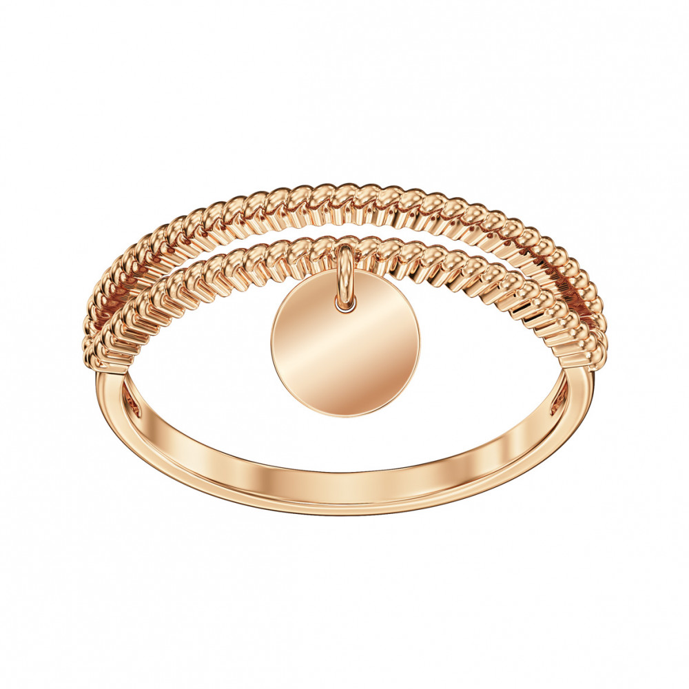 Gold ring. Article 300456  size 15 - Photo 2